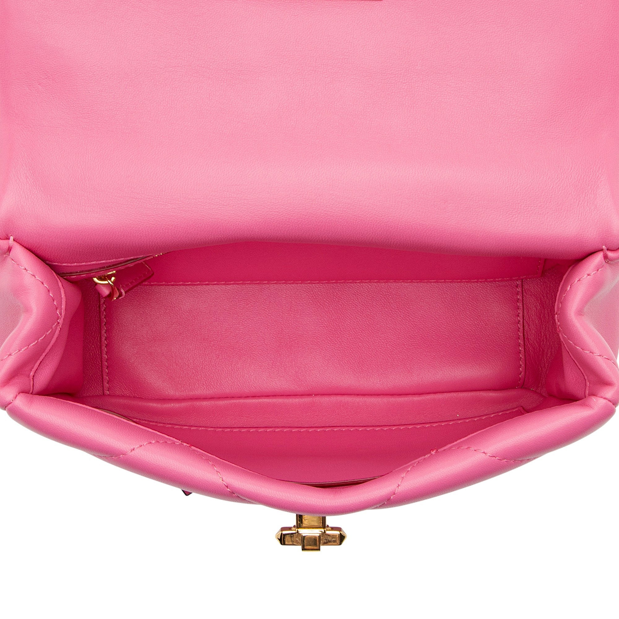Valentino Calfskin Roman Stud Medium Shoulder Bag