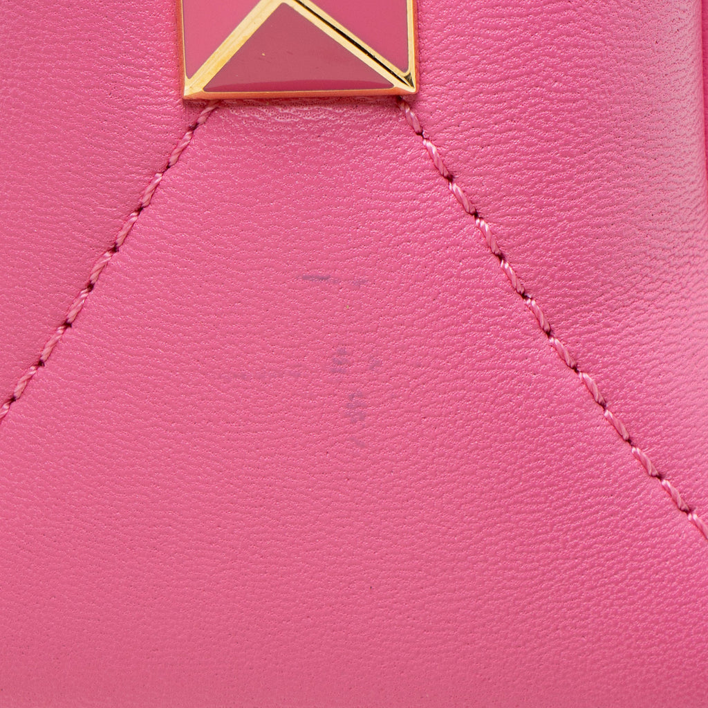 Valentino Calfskin Roman Stud Medium Shoulder Bag