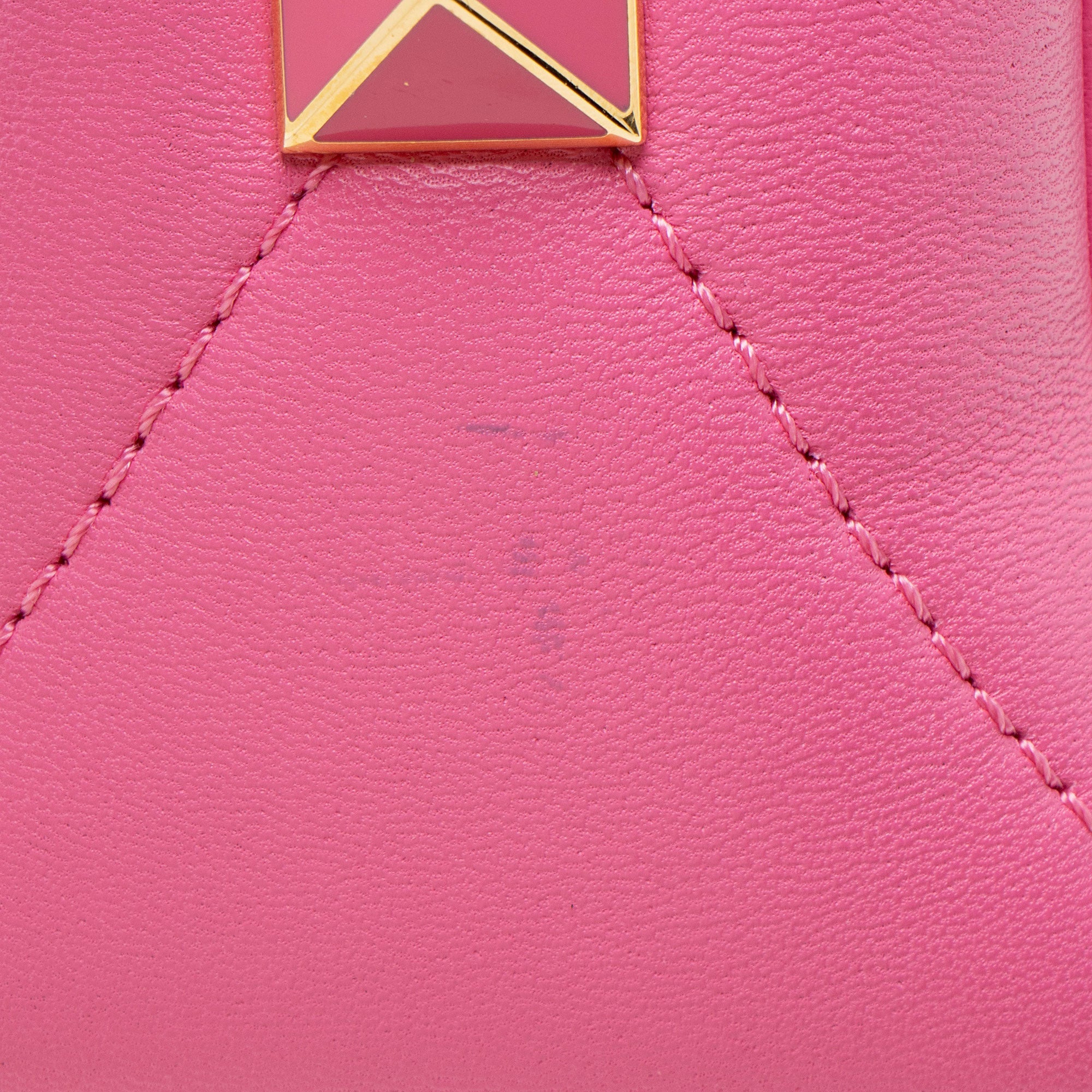 Valentino Calfskin Roman Stud Medium Shoulder Bag