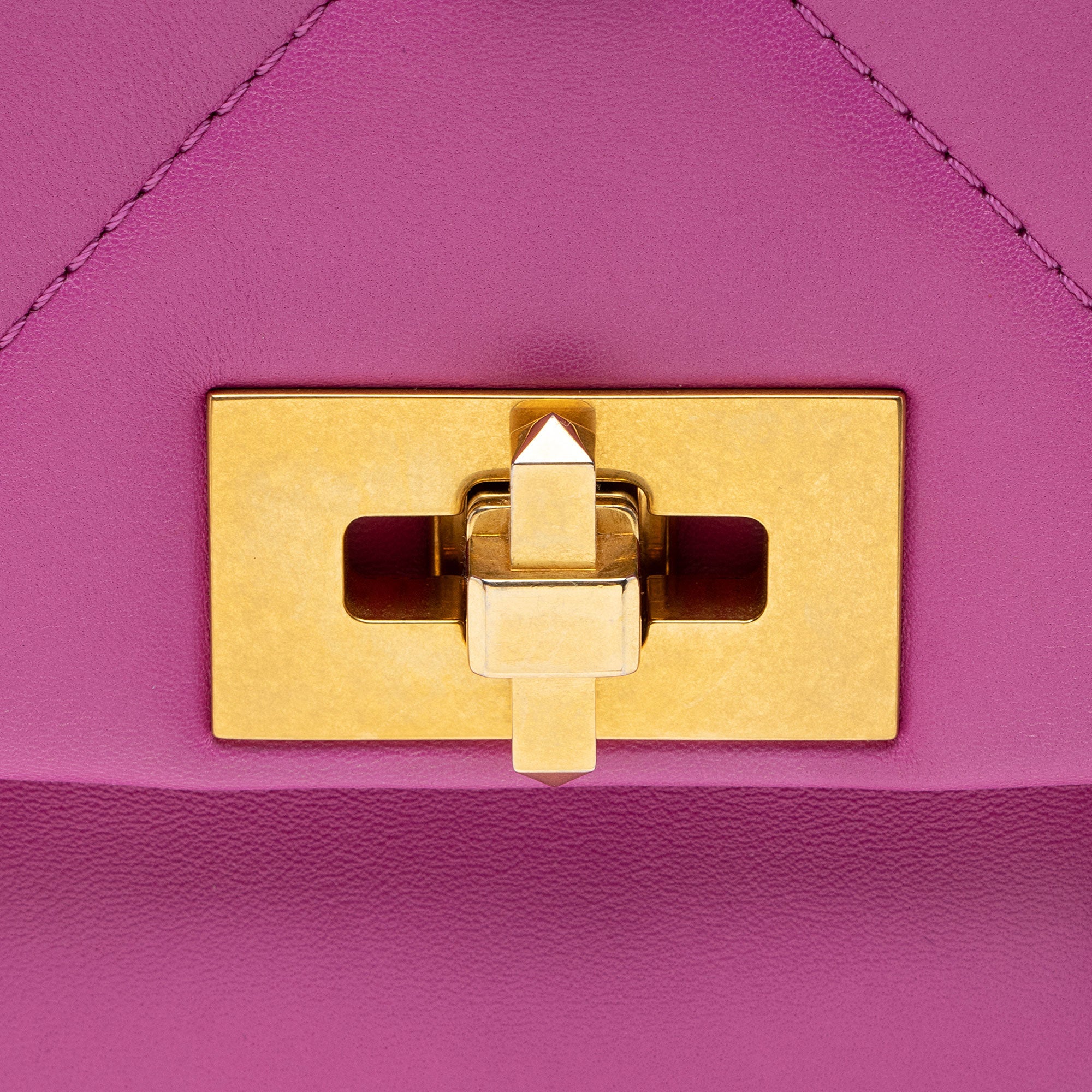Valentino Calfskin Roman Stud Medium Shoulder Bag