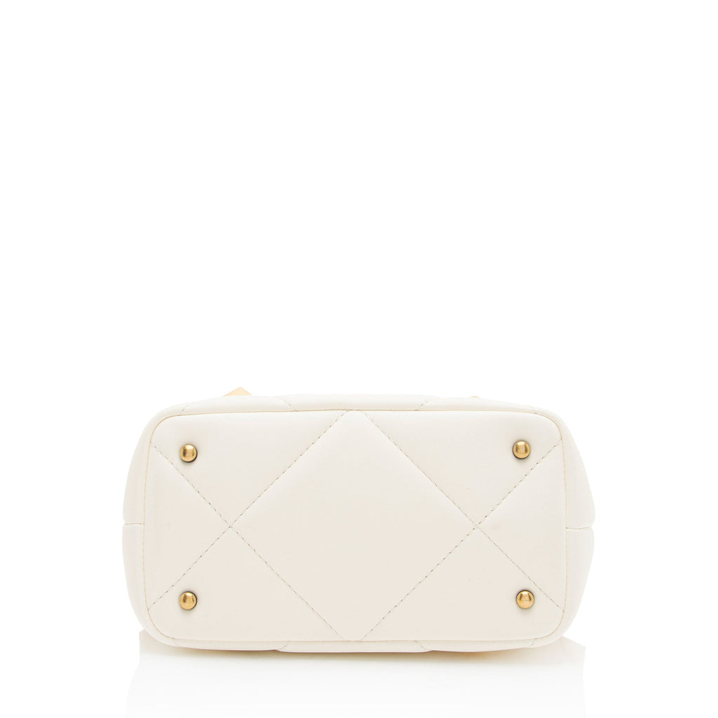 Valentino Calfskin Roman Stud The Handle Small Top Handle