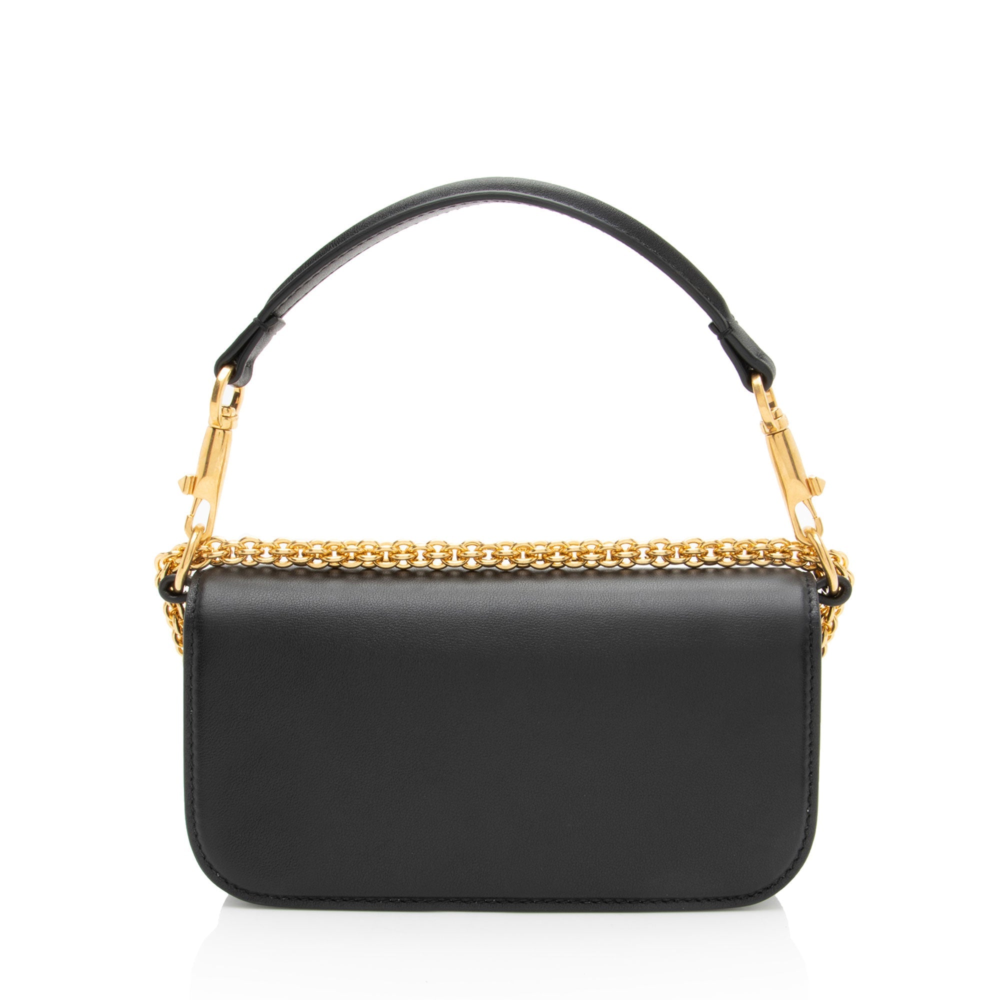 Valentino Calfskin VLogo Loco Small Shoulder Bag
