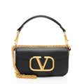 Valentino Calfskin VLogo Loco Small Shoulder Bag