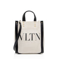 Valentino Canvas Rockstud VLTN Grande Plage N/S Mini Tote
