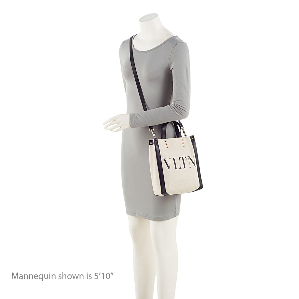 Valentino Canvas Rockstud VLTN Grande Plage N/S Mini Tote