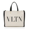 Valentino Canvas Rockstud VLTN Grande Plage Small Tote