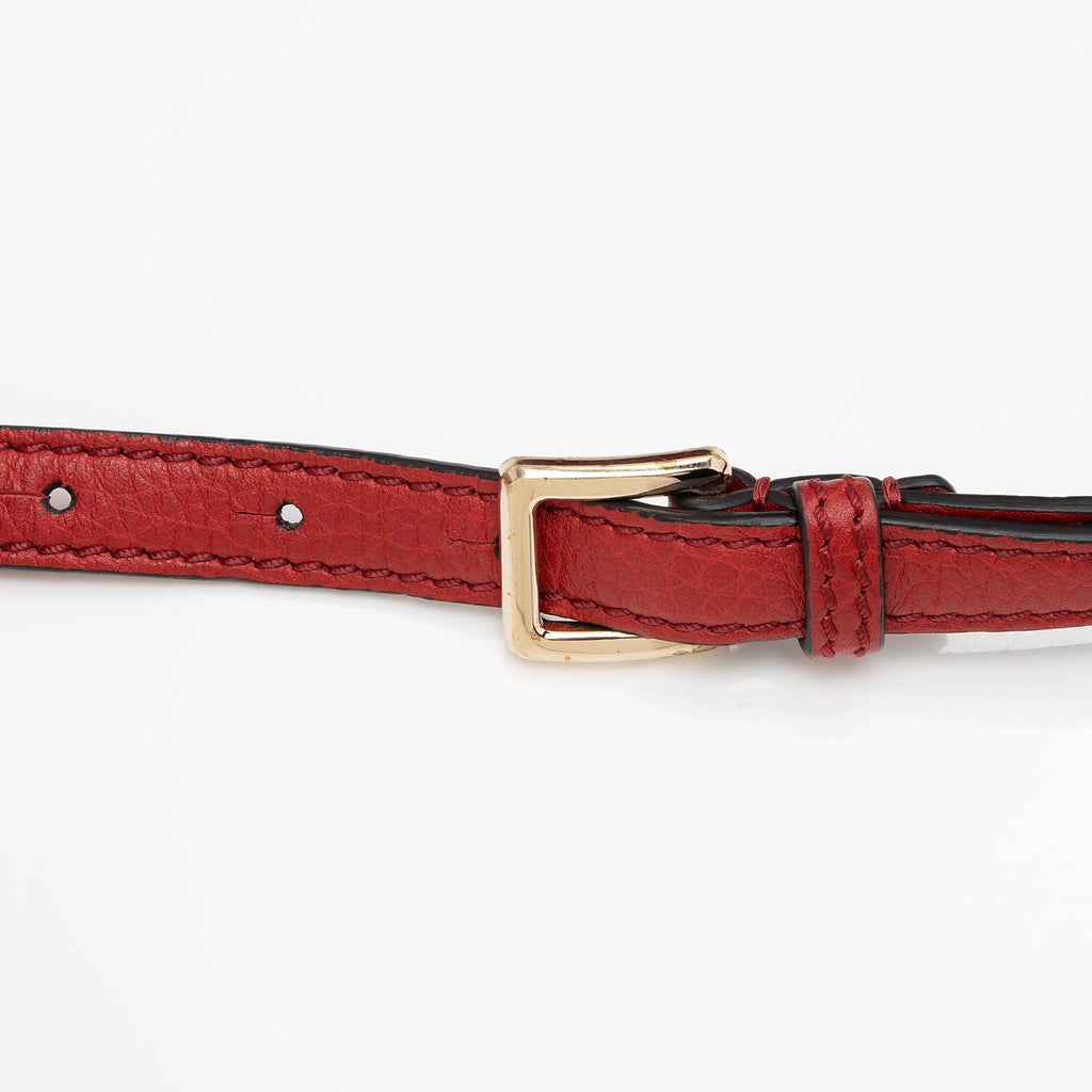 Valentino Grained Calfskin Rockstud Small Bucket Bag (SHF-nQUApl)