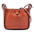 Valentino Grained Calfskin Rockstud Bucket Bag