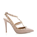 Valentino Patent Leather Rockstud T-Strap Pumps - Size 10 / 40 (SHF-20067)