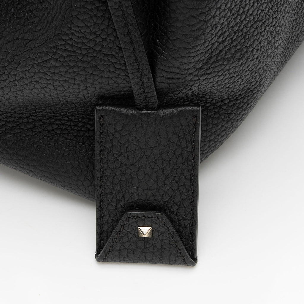 Valentino Grained Calfskin Rockstud Twiny Top Handle (SHF-pZLIQl)
