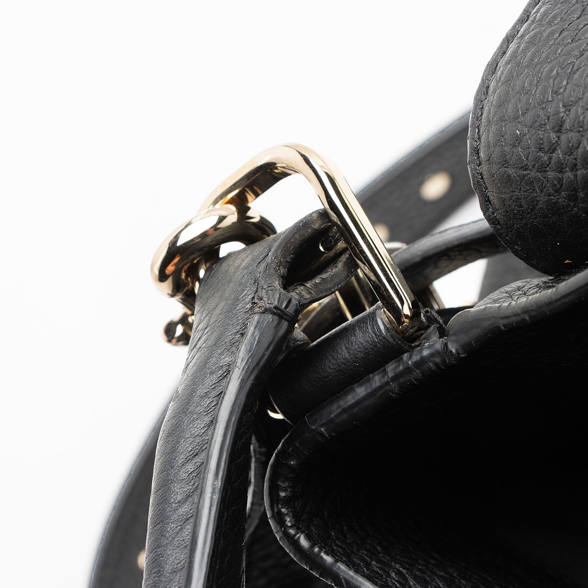 Valentino Grained Calfskin Rockstud Twiny Top Handle (SHF-pZLIQl)