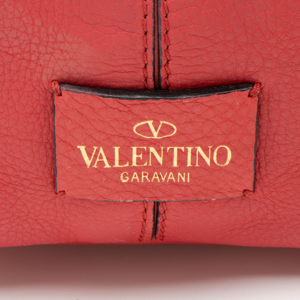 Valentino Grained Calfskin Va Va Voom Rockstud Tote