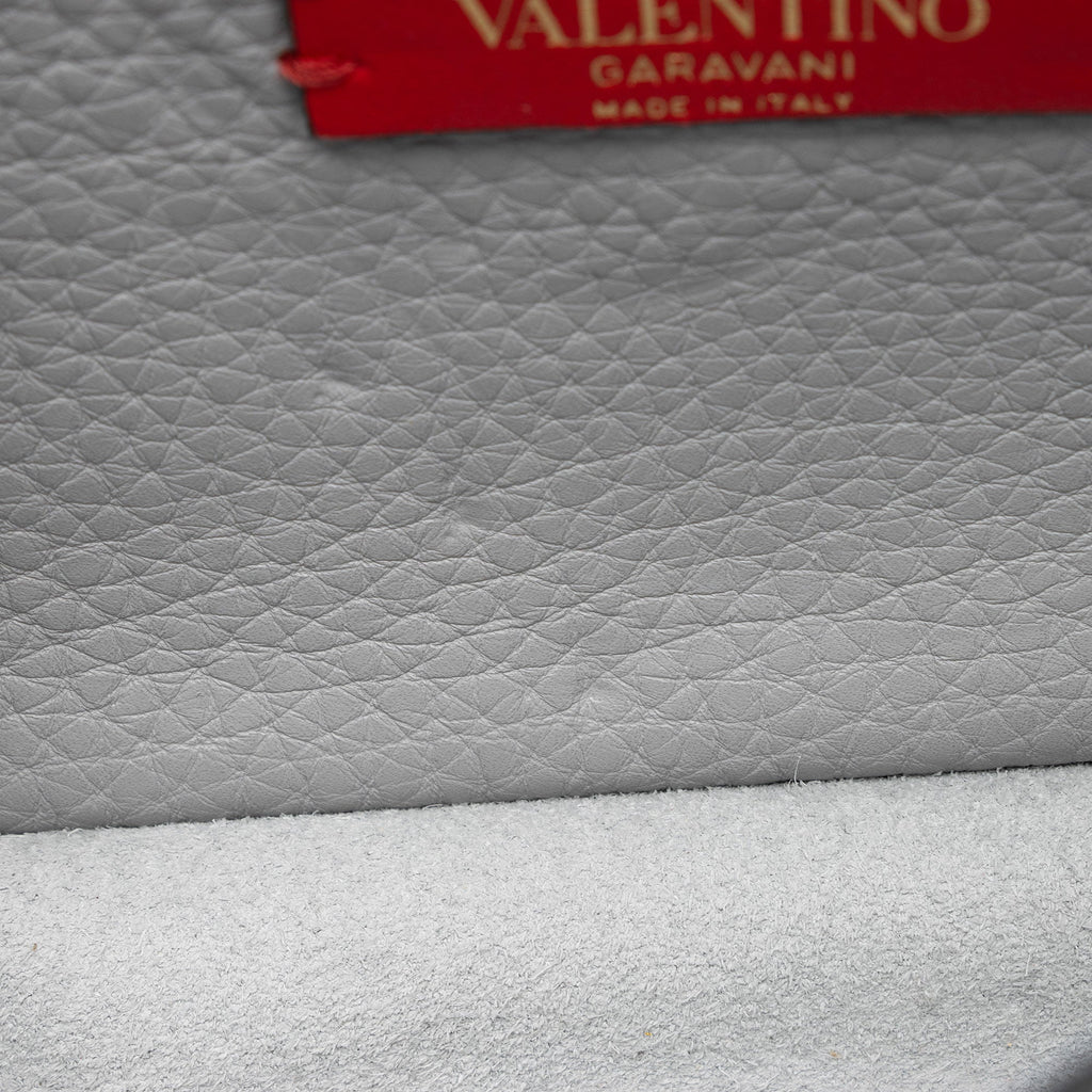 Valentino Grainy Calfskin Rockstud Flap Side Slip Crossbody