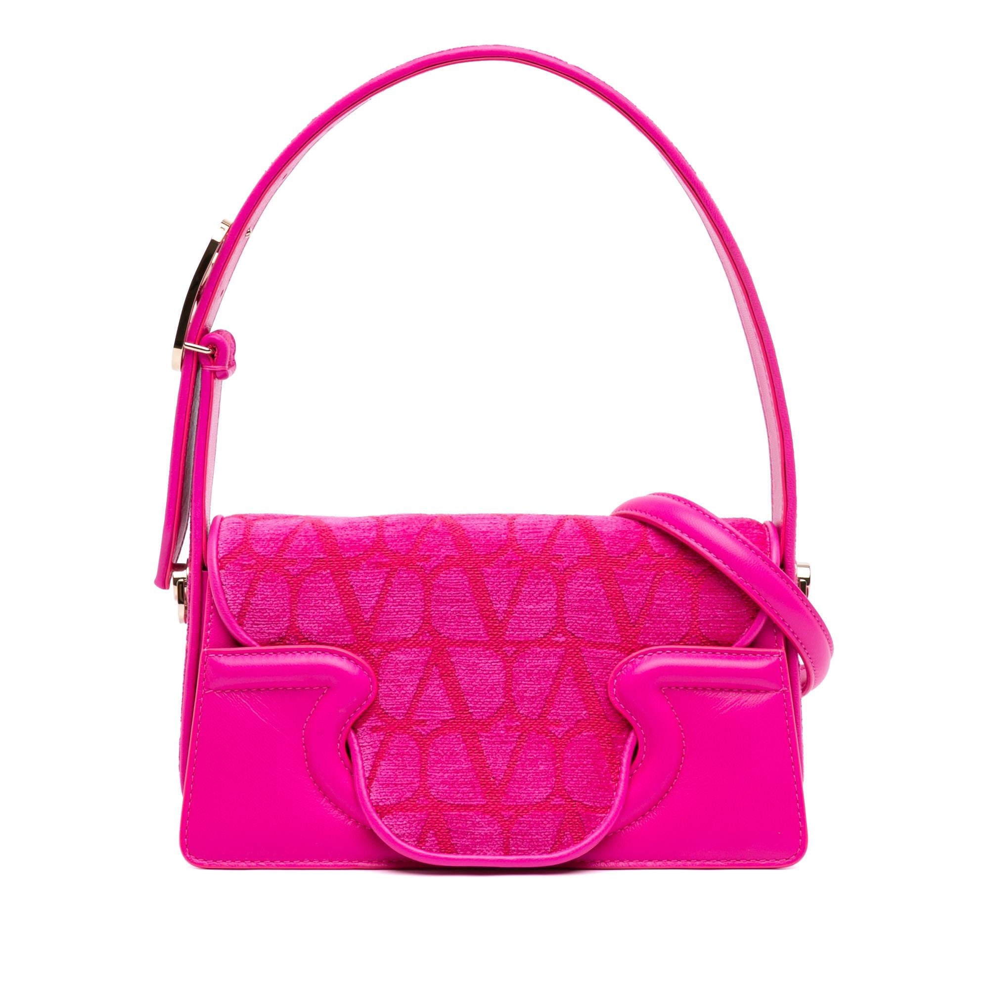 Valentino La Petit Leather Trimmed Toile Deuxieme Iconographe Satchel