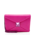 Valentino Lambskin One Stud Shoulder Bag
