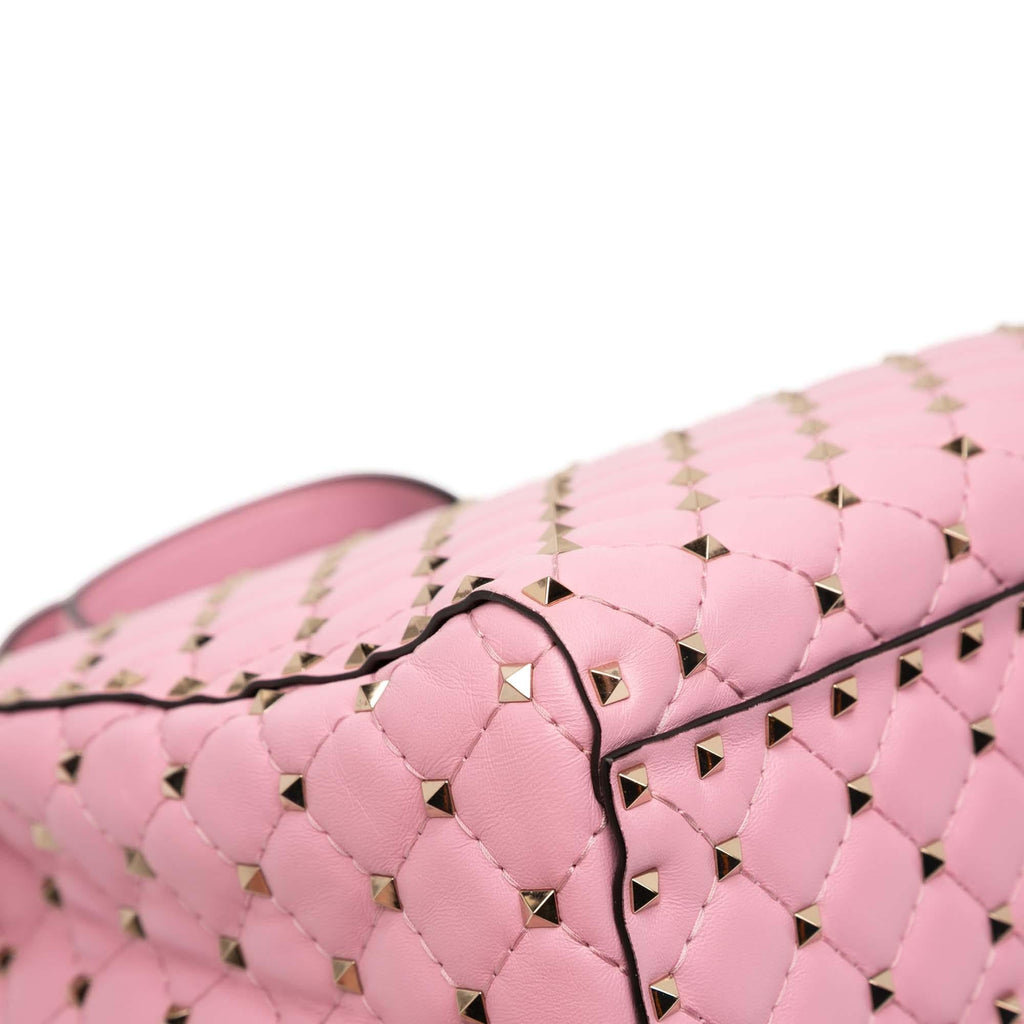 Valentino Lambskin Rockstud Spike Satchel
