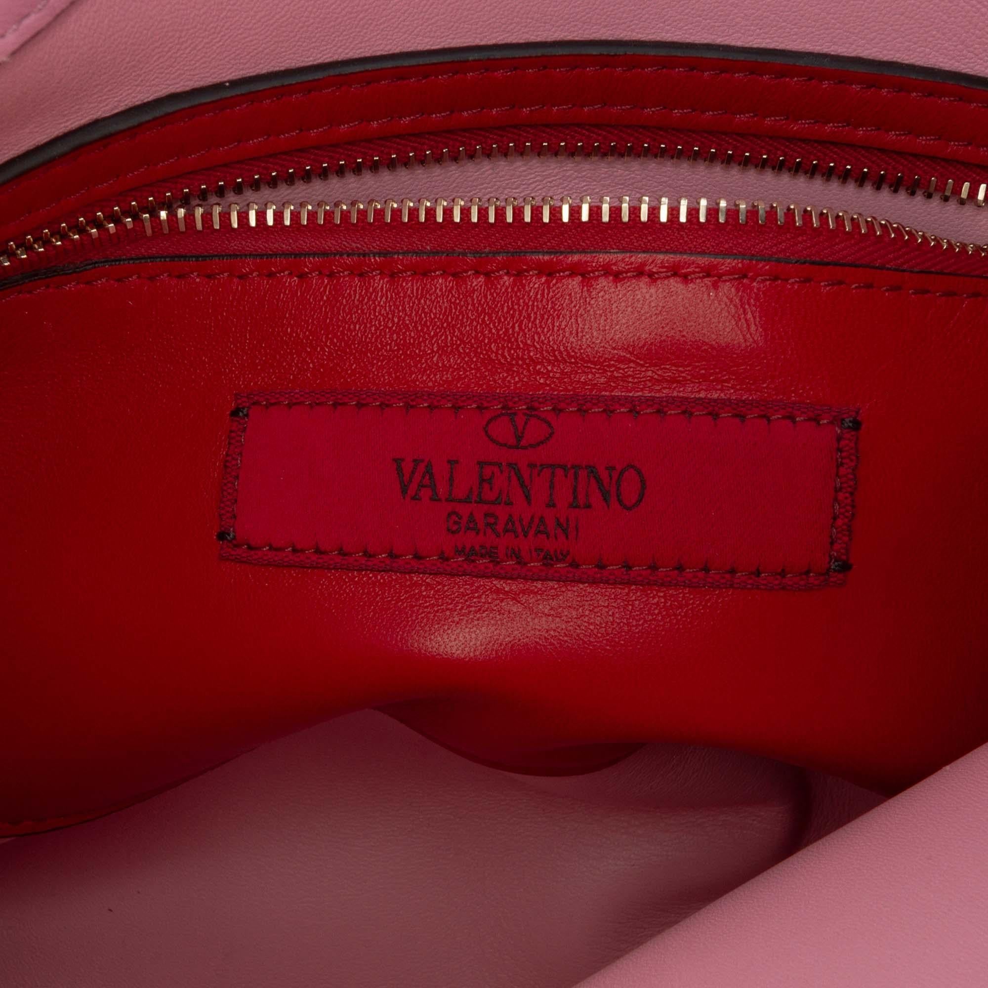 Valentino Lambskin Rockstud Spike Satchel