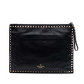 Valentino Large Leather Rockstud Clutch