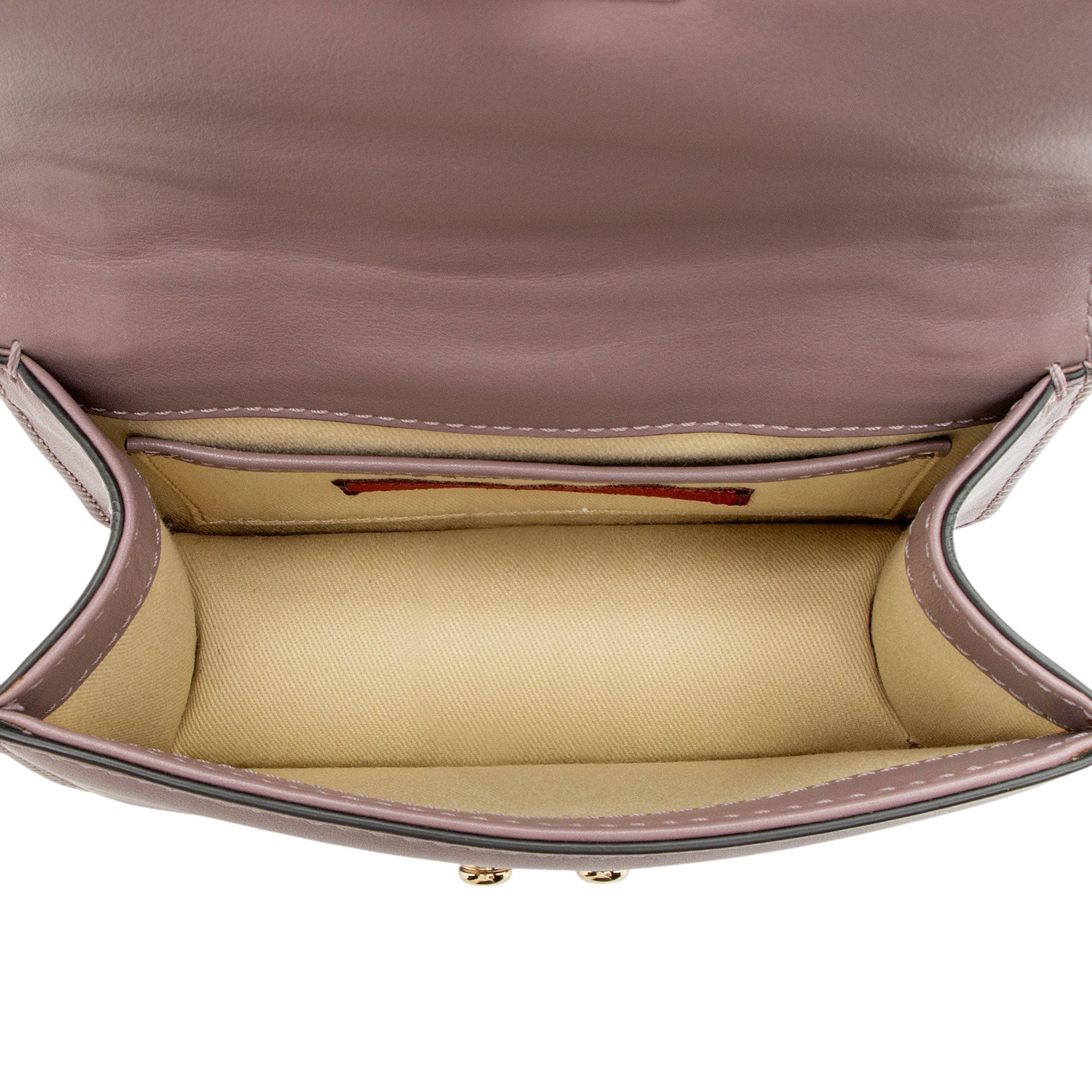 Valentino Leather Glam Lock Mini Shoulder Bag