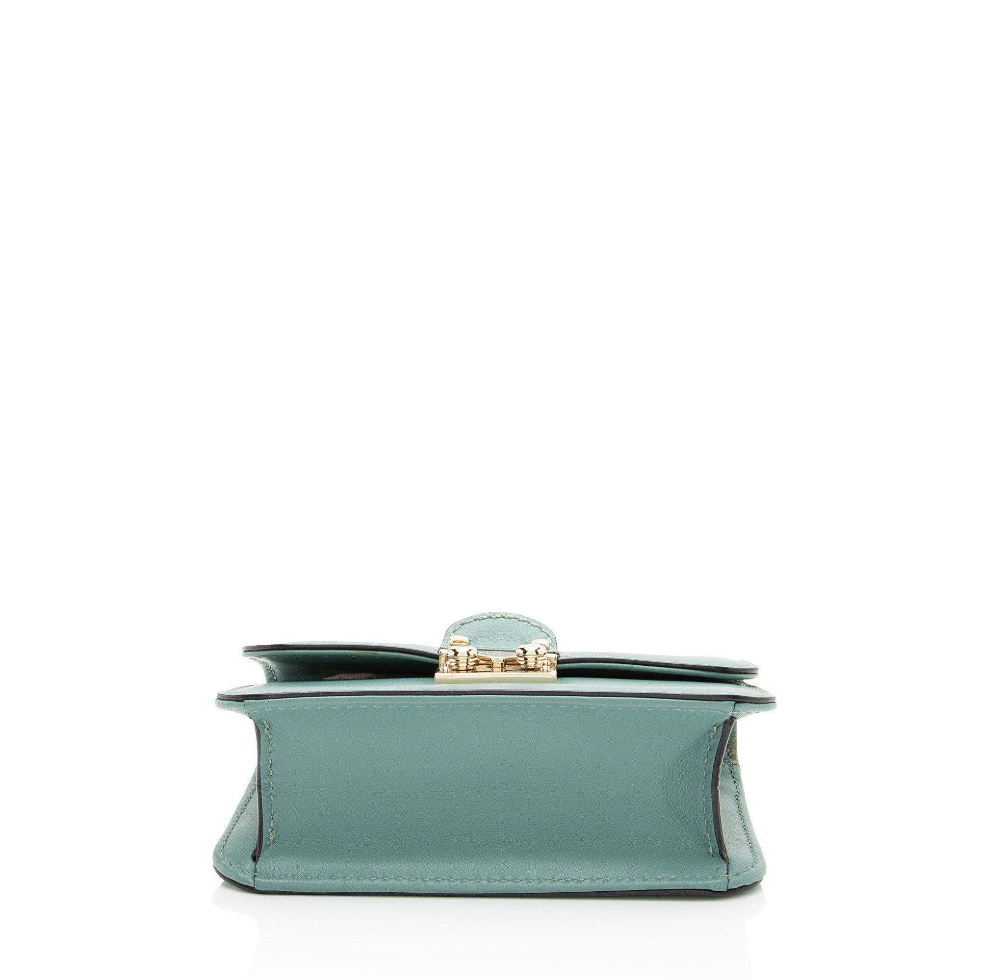 Valentino Leather Glam Lock Mini Shoulder Bag