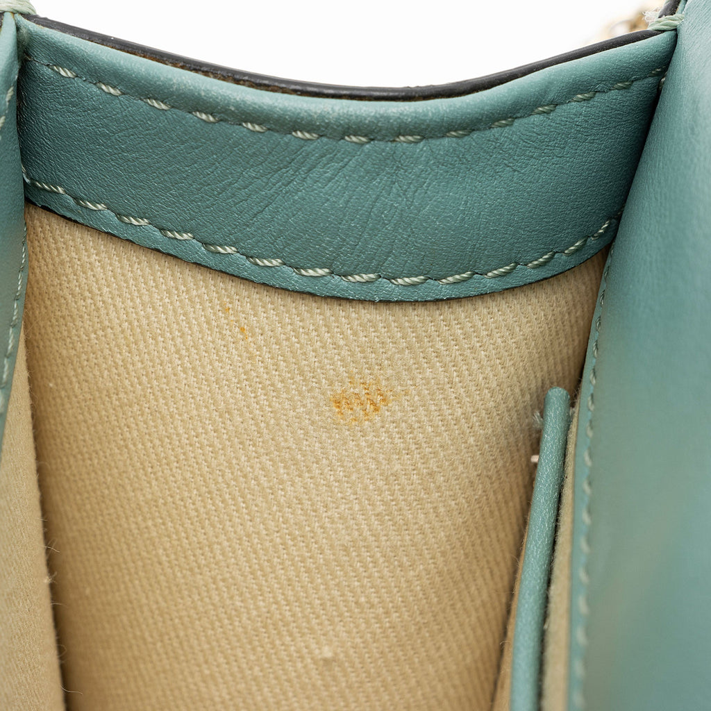 Valentino Leather Glam Lock Mini Shoulder Bag