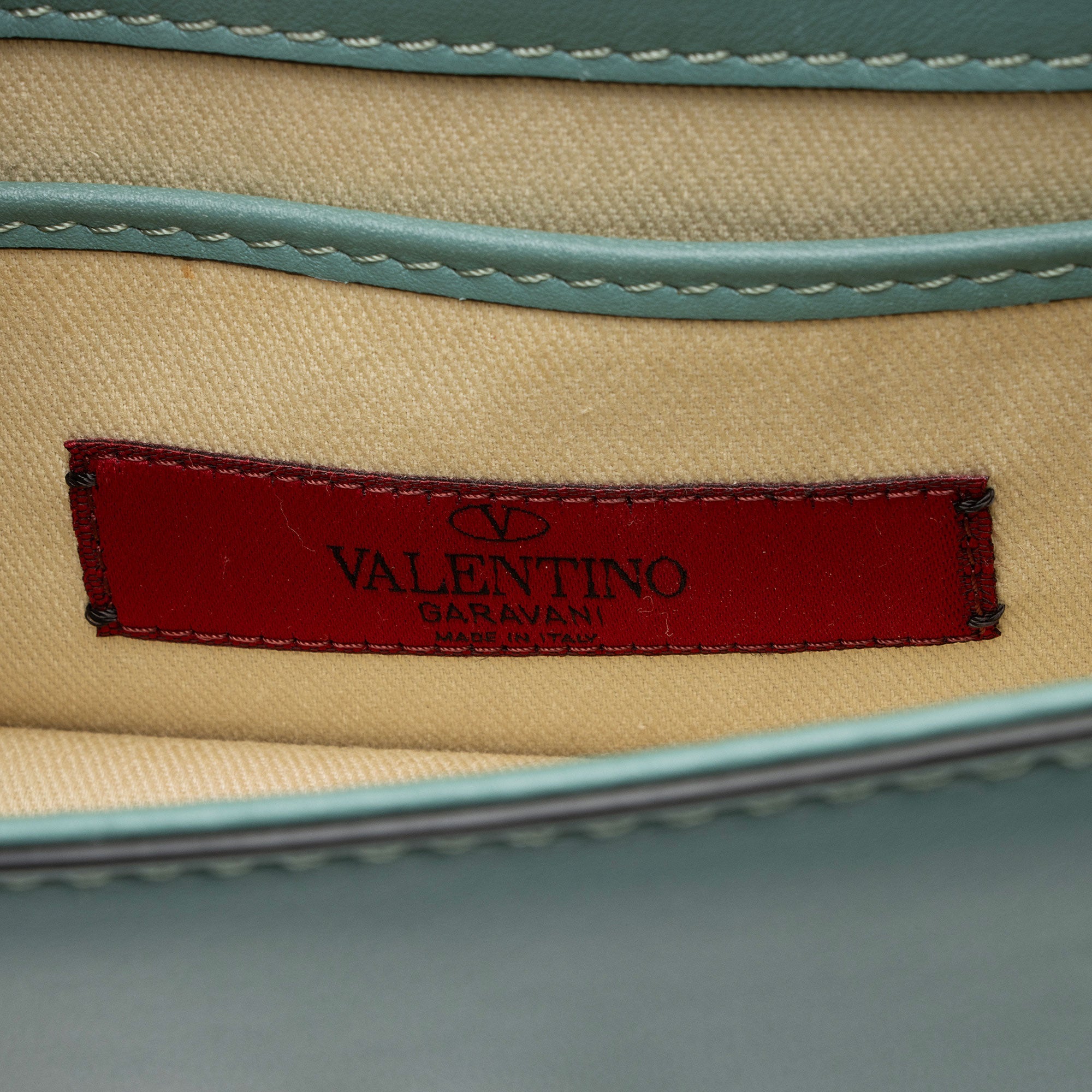Valentino Leather Glam Lock Mini Shoulder Bag