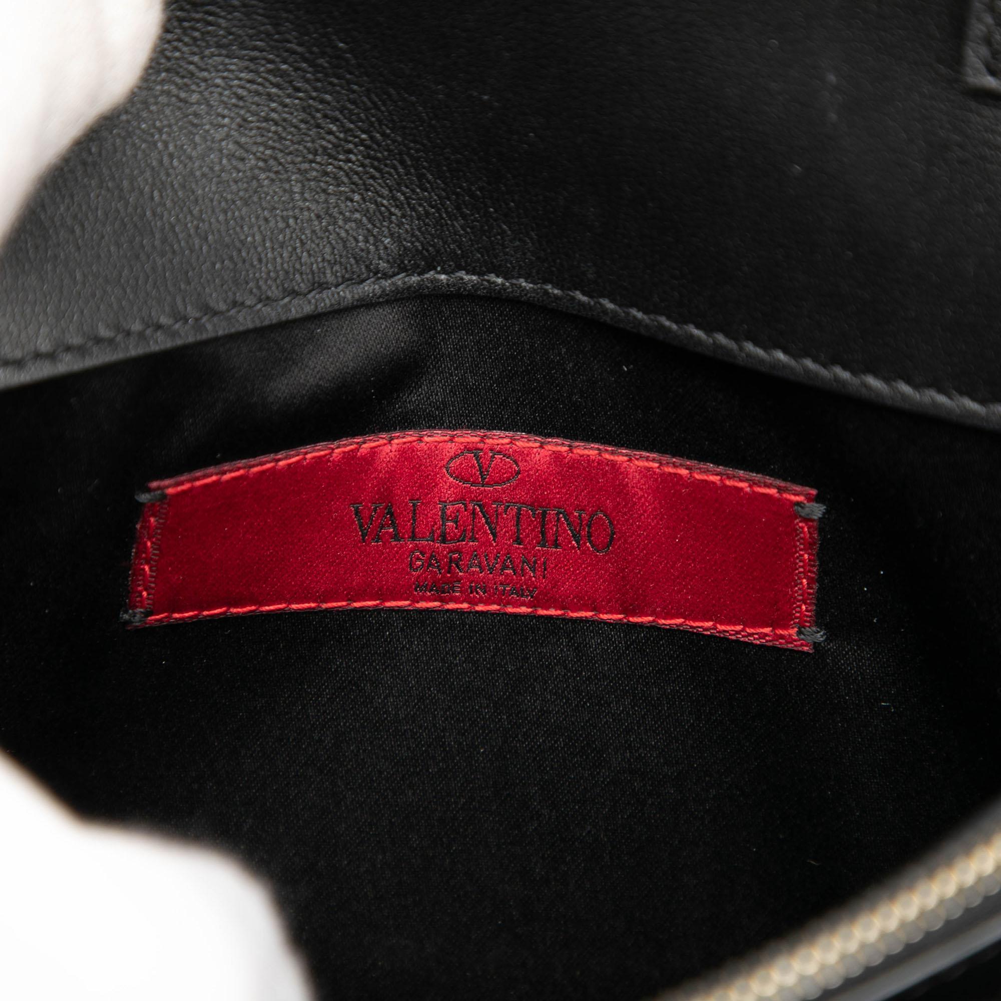 Valentino Leather Rockstud Chain Pouch