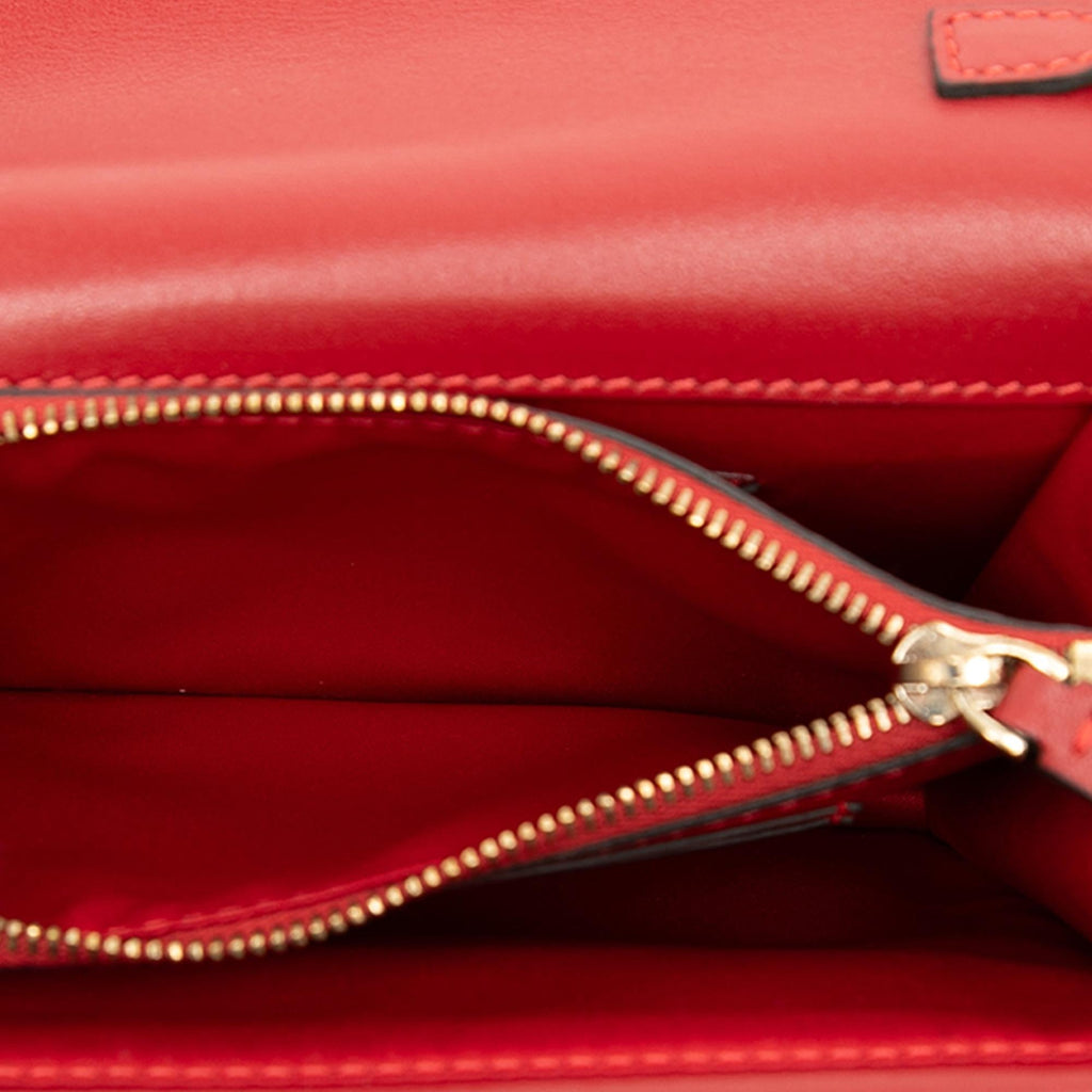 Valentino Leather Rockstud Chain Pouch