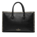 Valentino Leather Rockstud Convertible Tote