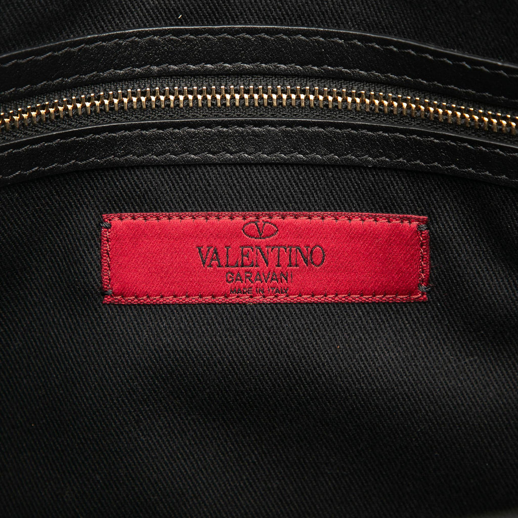 Valentino Leather Rockstud Convertible Tote
