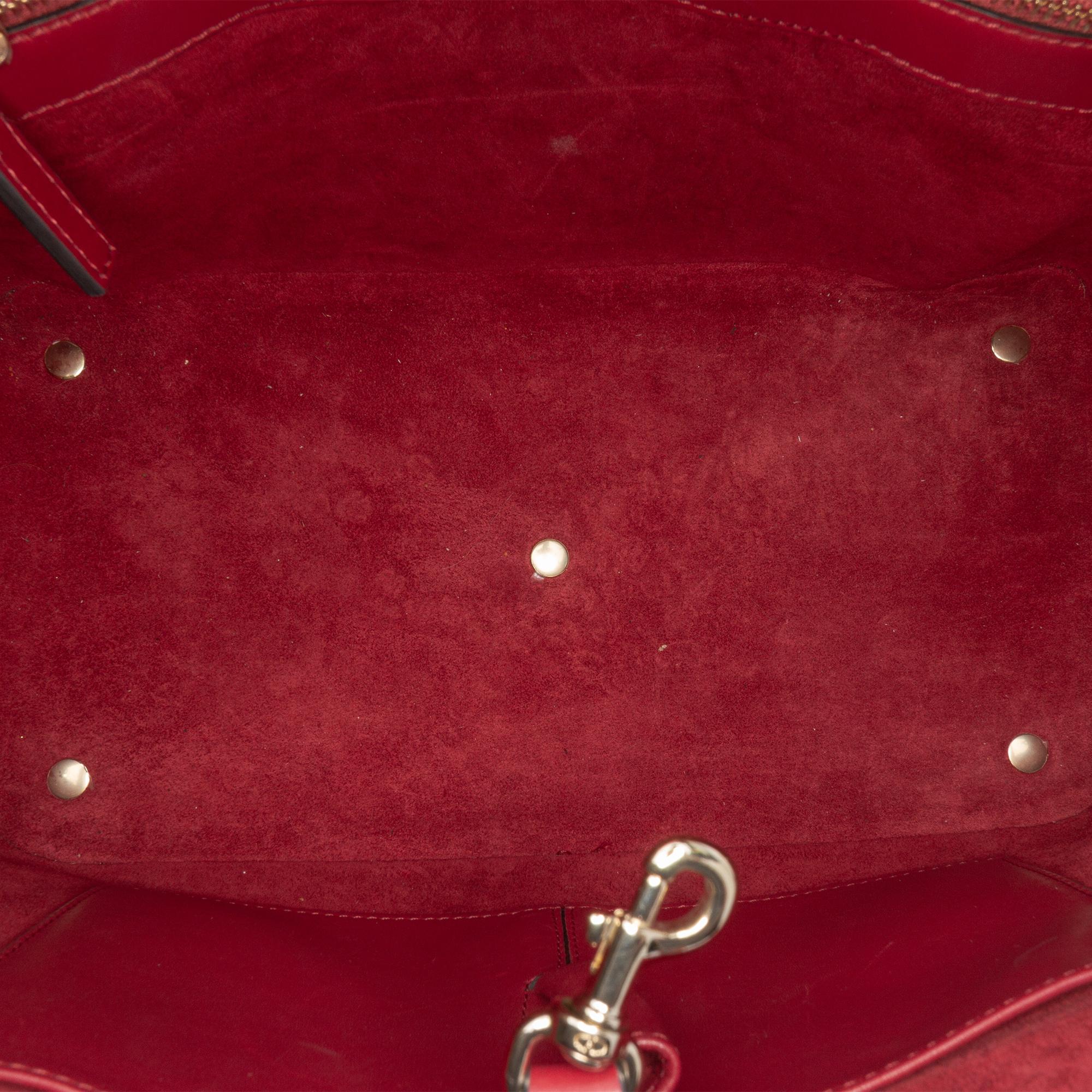 Valentino Leather Rockstud Demilune Satchel
