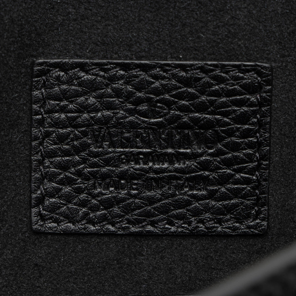 Valentino Leather Rockstud Envelope Flap Small Clutch