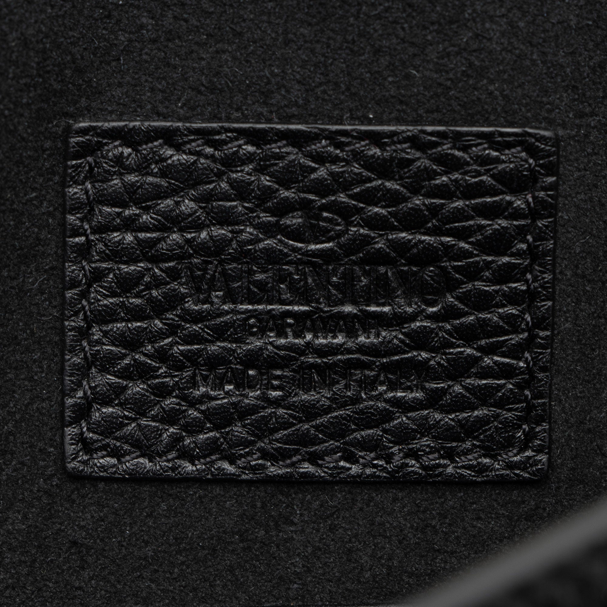 Valentino Leather Rockstud Envelope Flap Small Clutch