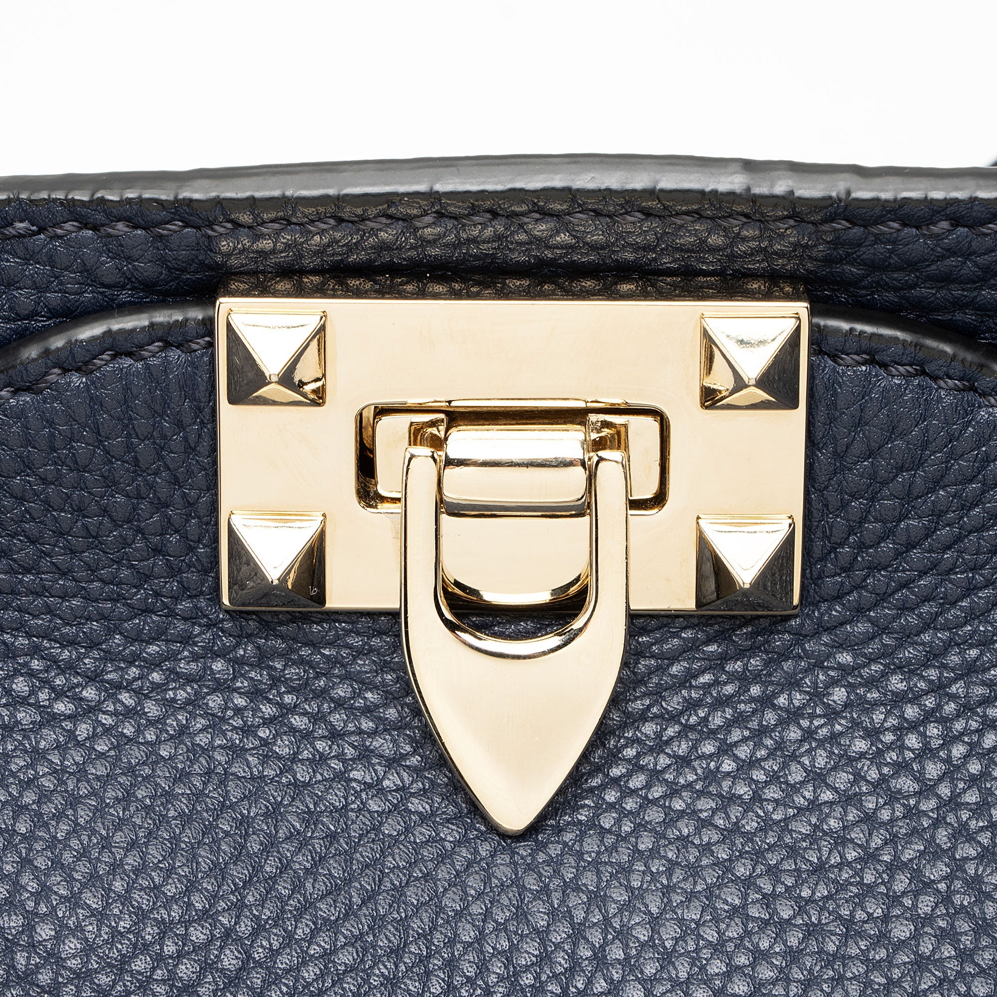 Valentino Leather Rockstud Medium Tote