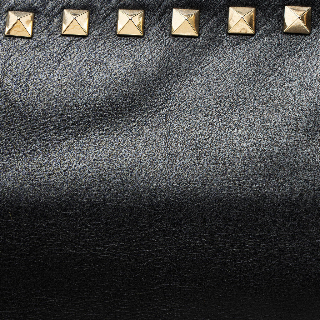 Valentino Leather Rockstud Oversized Clutch