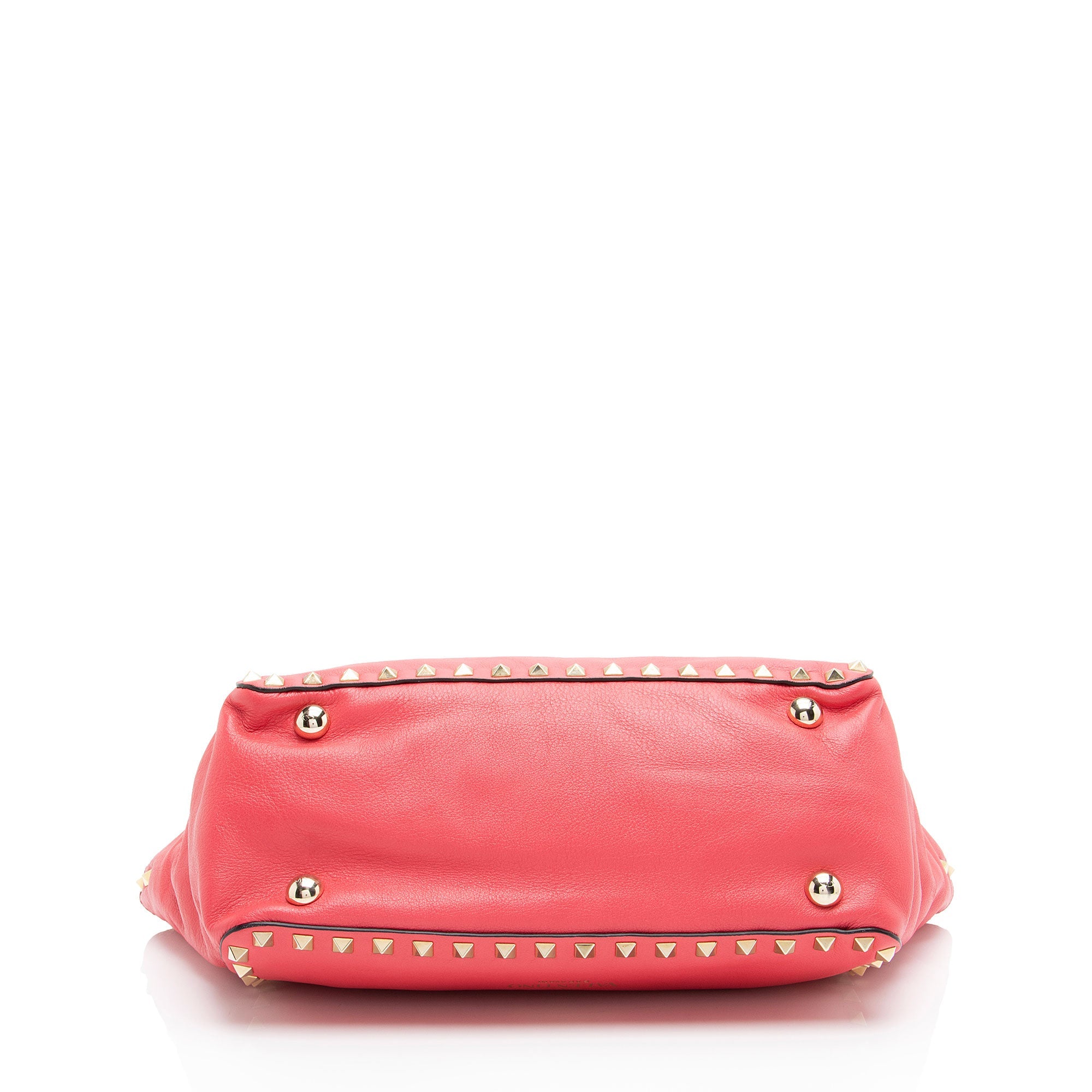 Valentino Leather Rockstud Small Tote