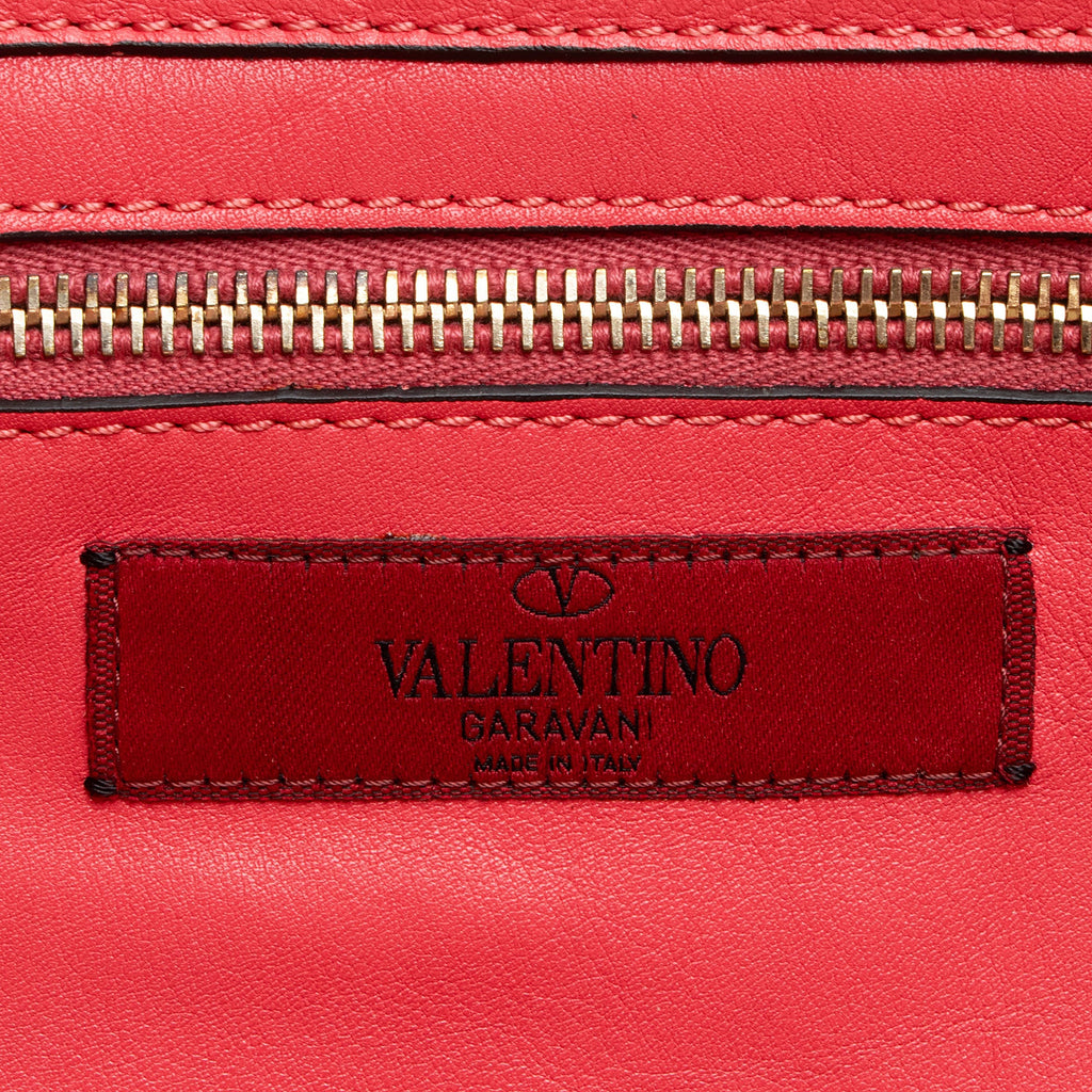 Valentino Leather Rockstud Small Tote