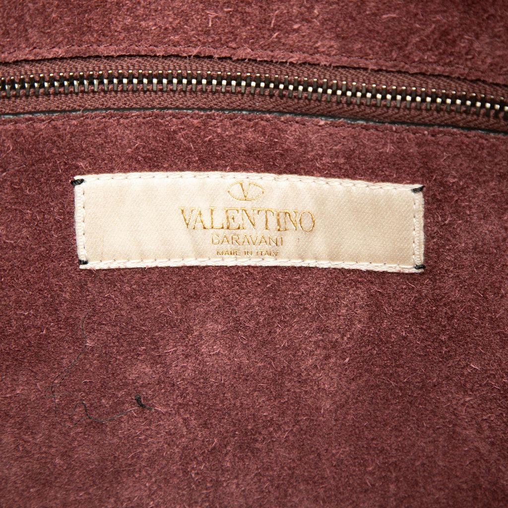Valentino Leather Rolling Rockstud Crossbody