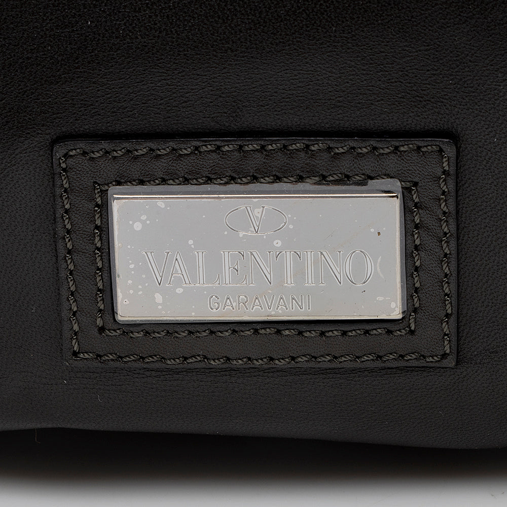 Valentino Leather Sequin Chain Glam Convertible Tote - FINAL SALE (SHF-15609)