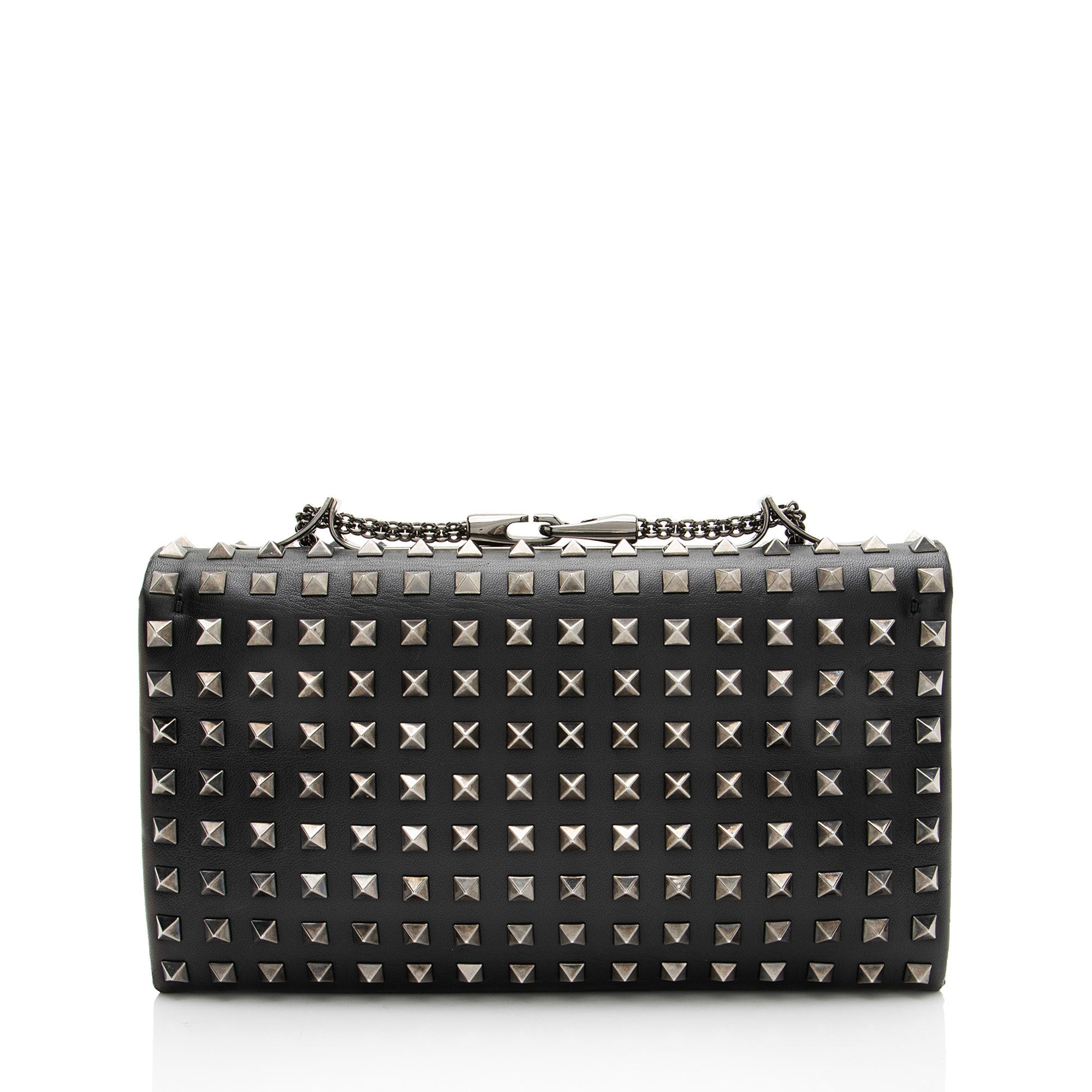 Valentino Leather Studded Va Va Voom Shoulder Bag
