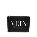 Valentino Leather VLTN Clutch