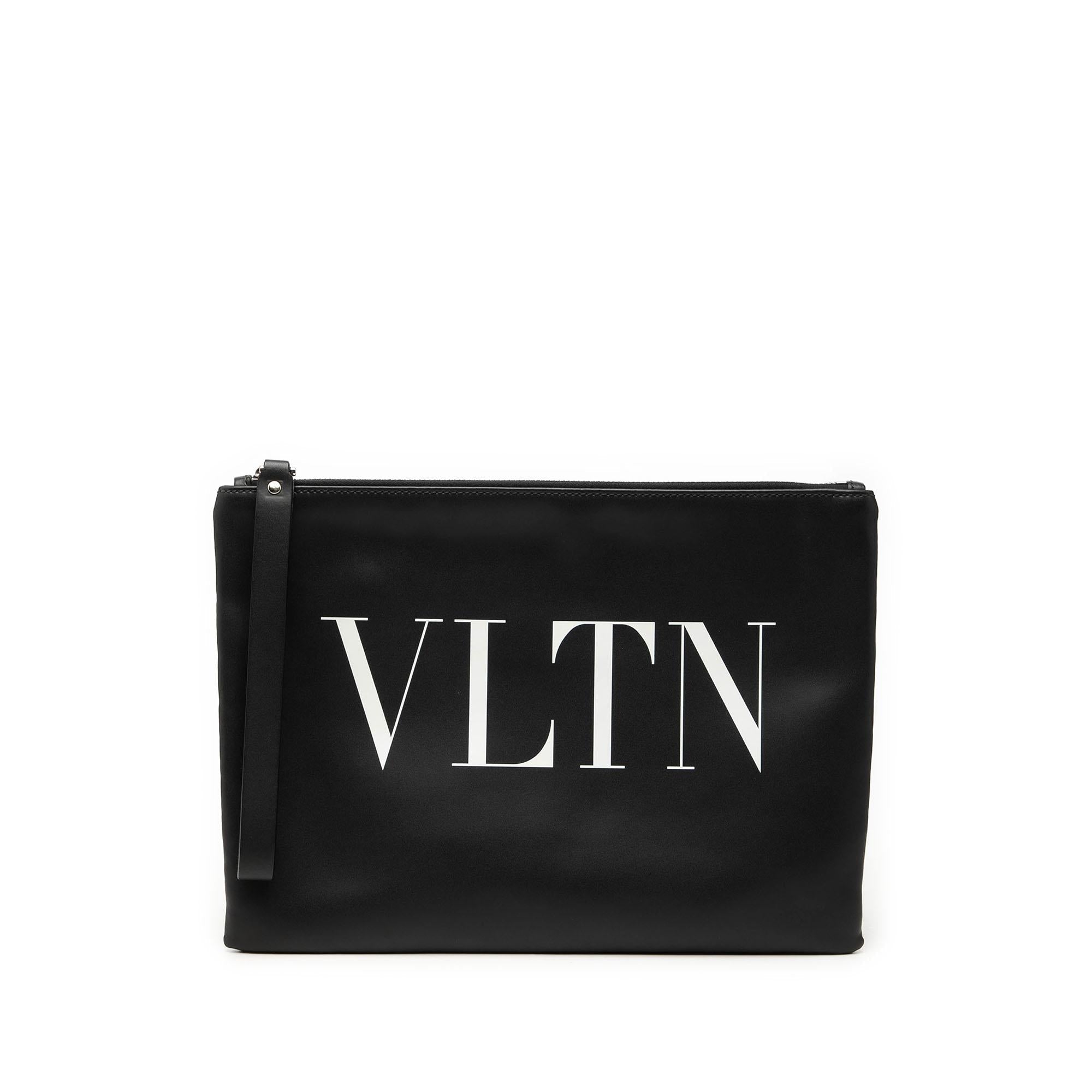 Valentino Leather VLTN Clutch