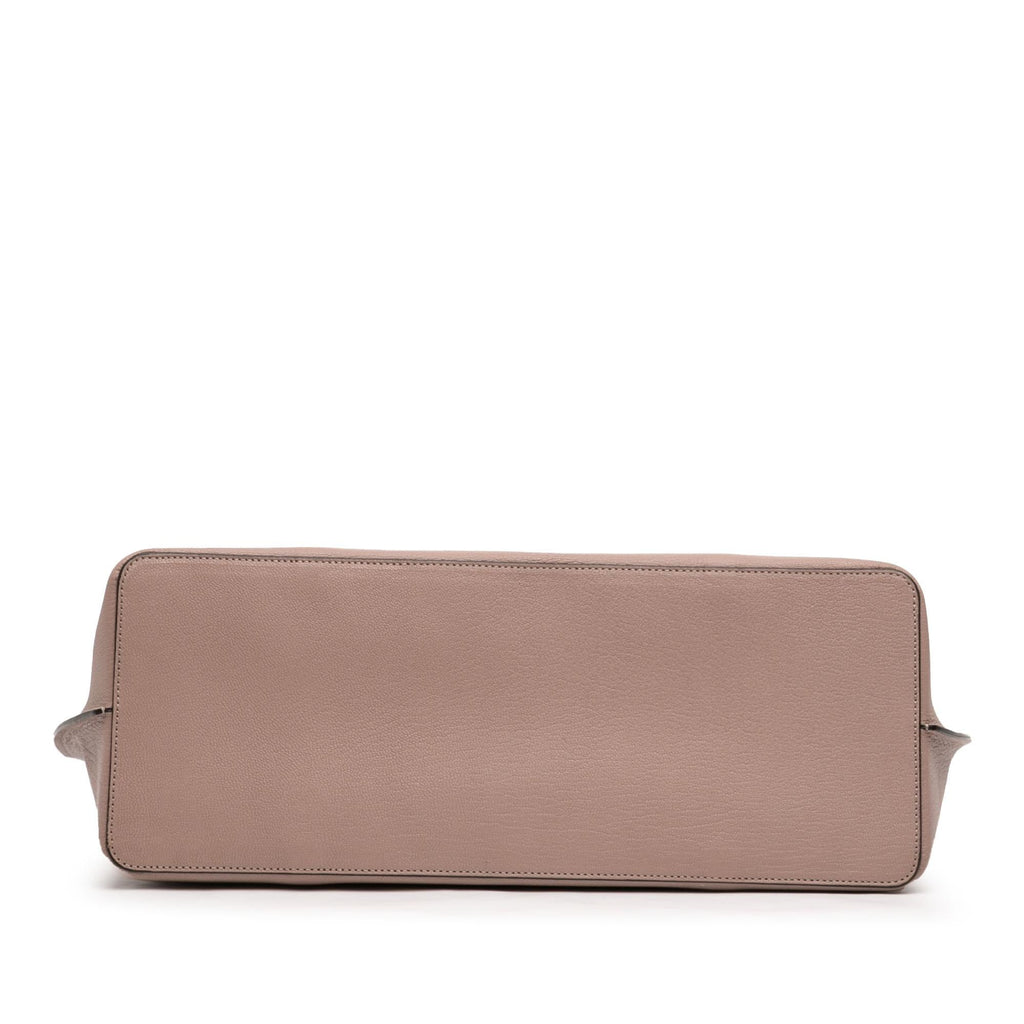 Valentino Leather Vlogo Fillme Tote