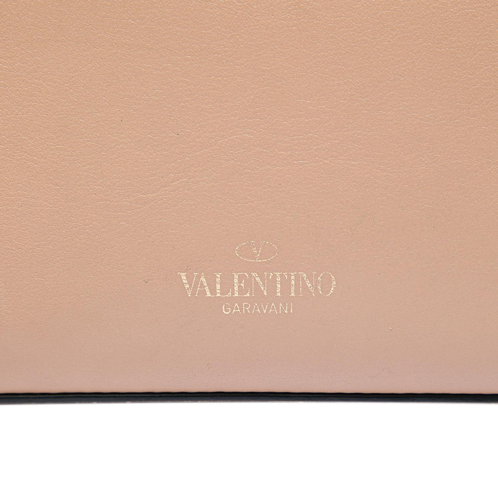 Valentino Medium Beaded Butterfly Embellished Leather Rockstud Flap Crossbody