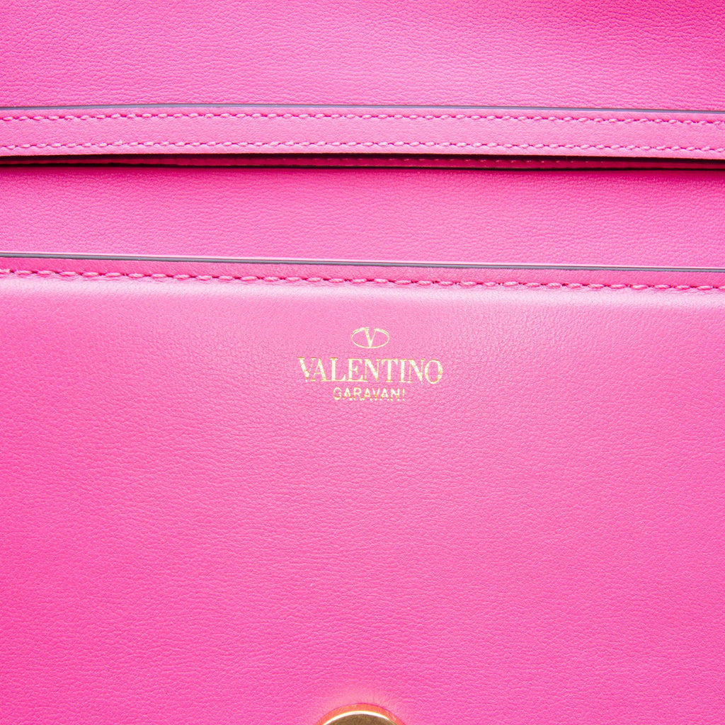 Valentino Medium Calfskin VLogo Loco Satchel