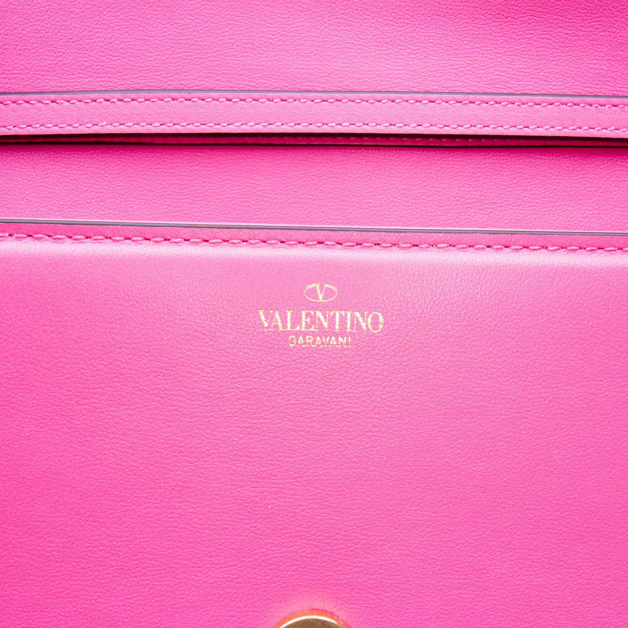 Valentino Medium Calfskin VLogo Loco Satchel