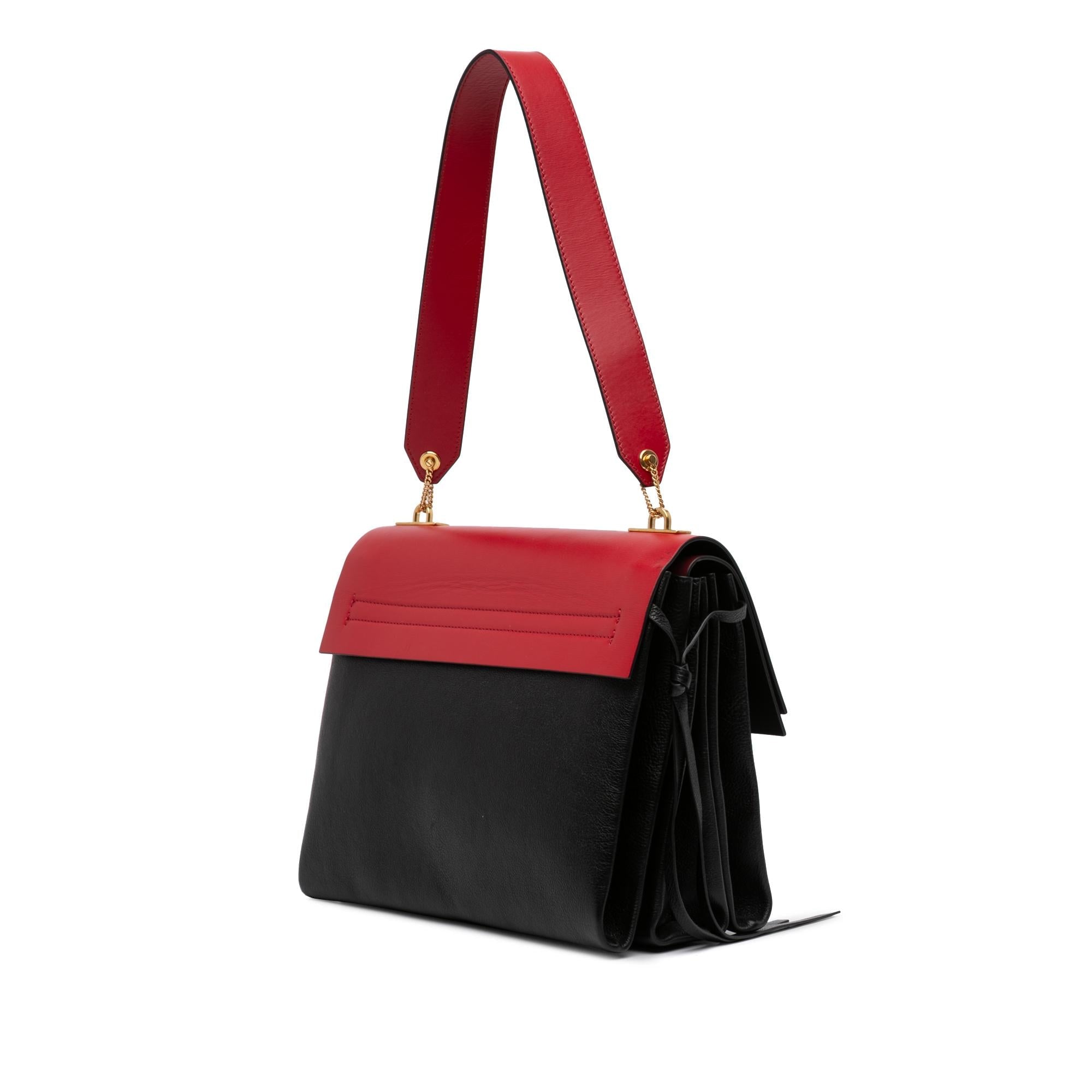 Valentino Medium Colorblock Calfskin Vring Shoulder Bag
