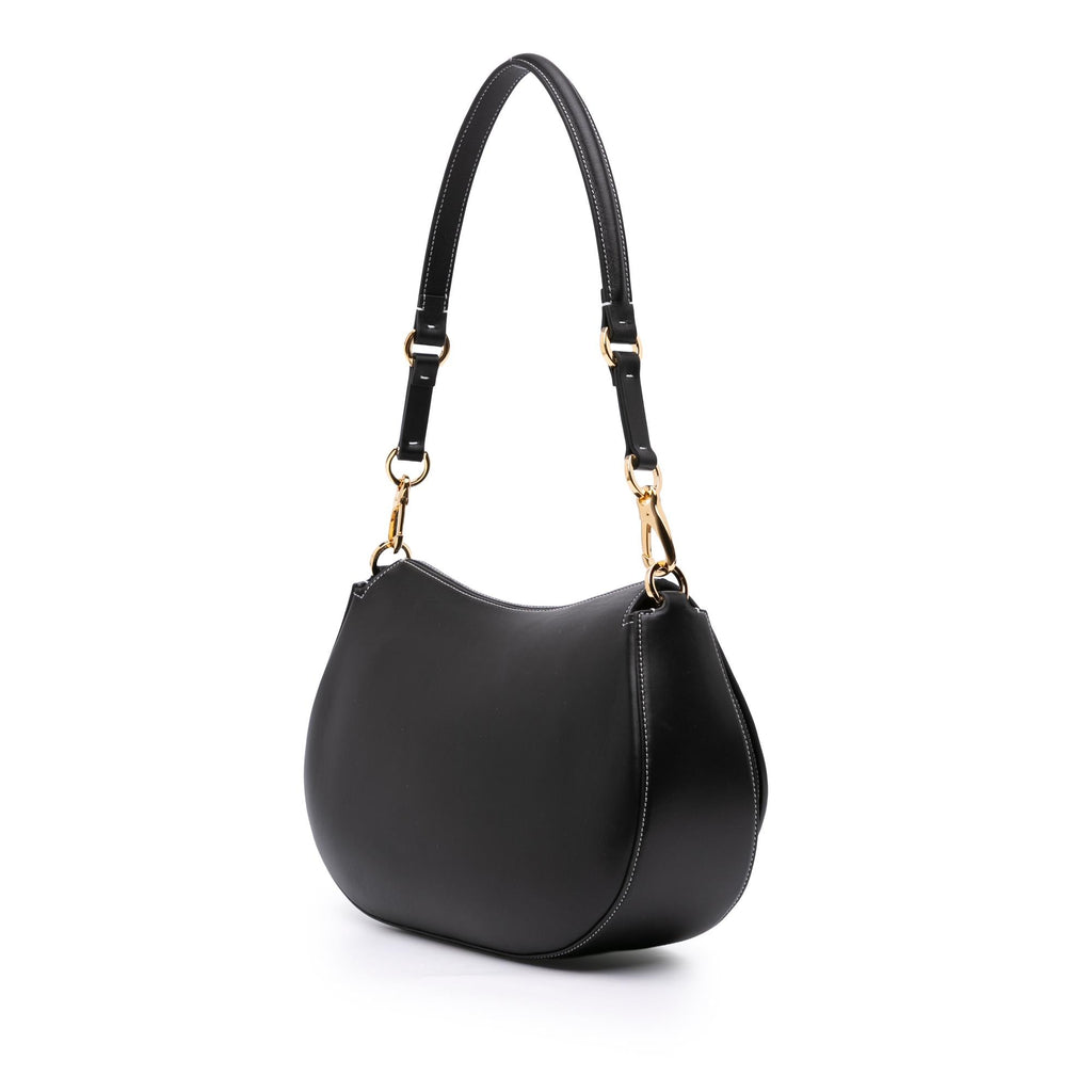 Valentino Medium Leather Ohval Flap Bag