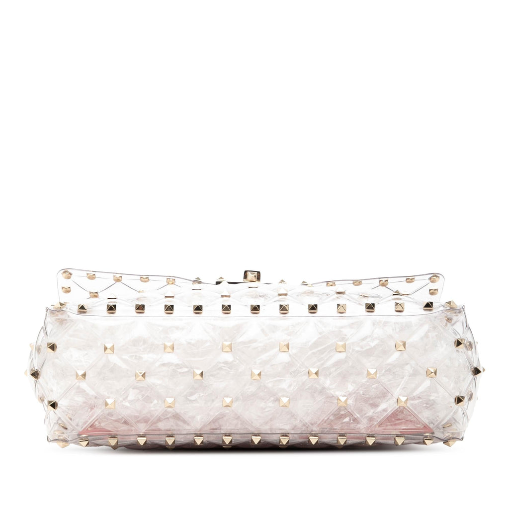 Valentino Medium PVC Rockstud Spike Satchel