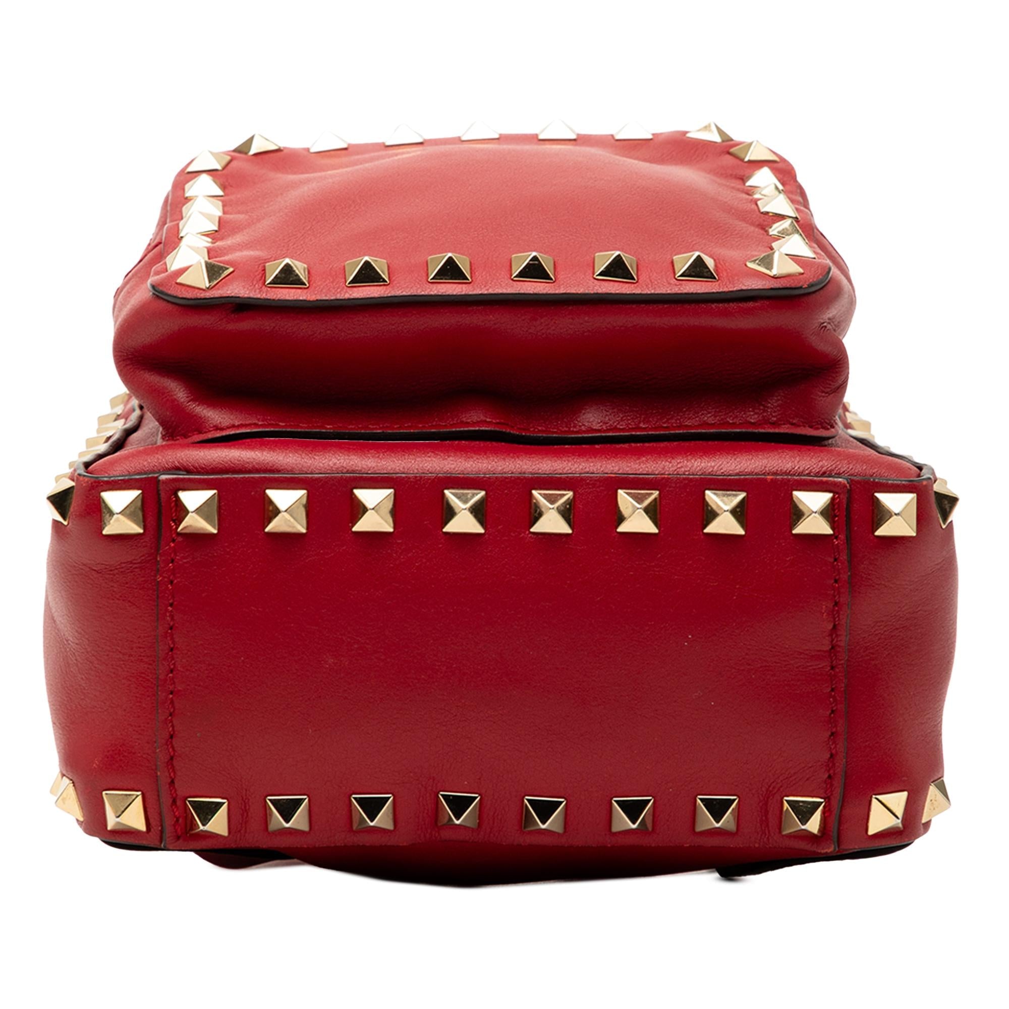 Valentino Mini Calfskin Rockstud Backpack